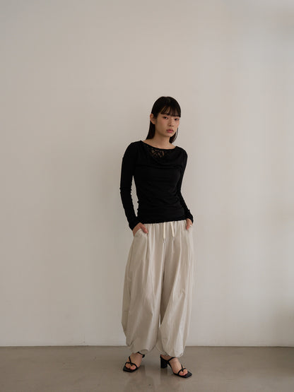 string nylon pants