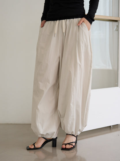 string nylon pants