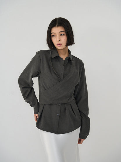 wrap cross shirt