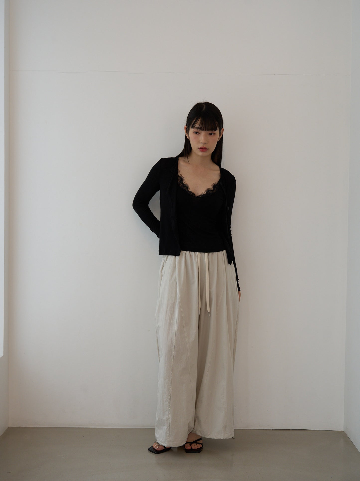 string nylon pants