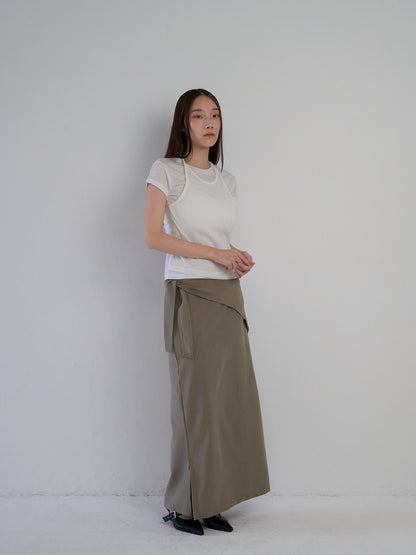 halter layered tops