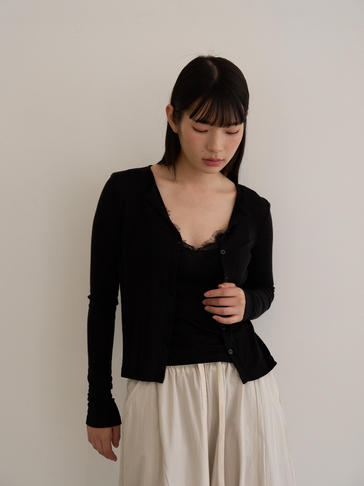 layered cardigan set