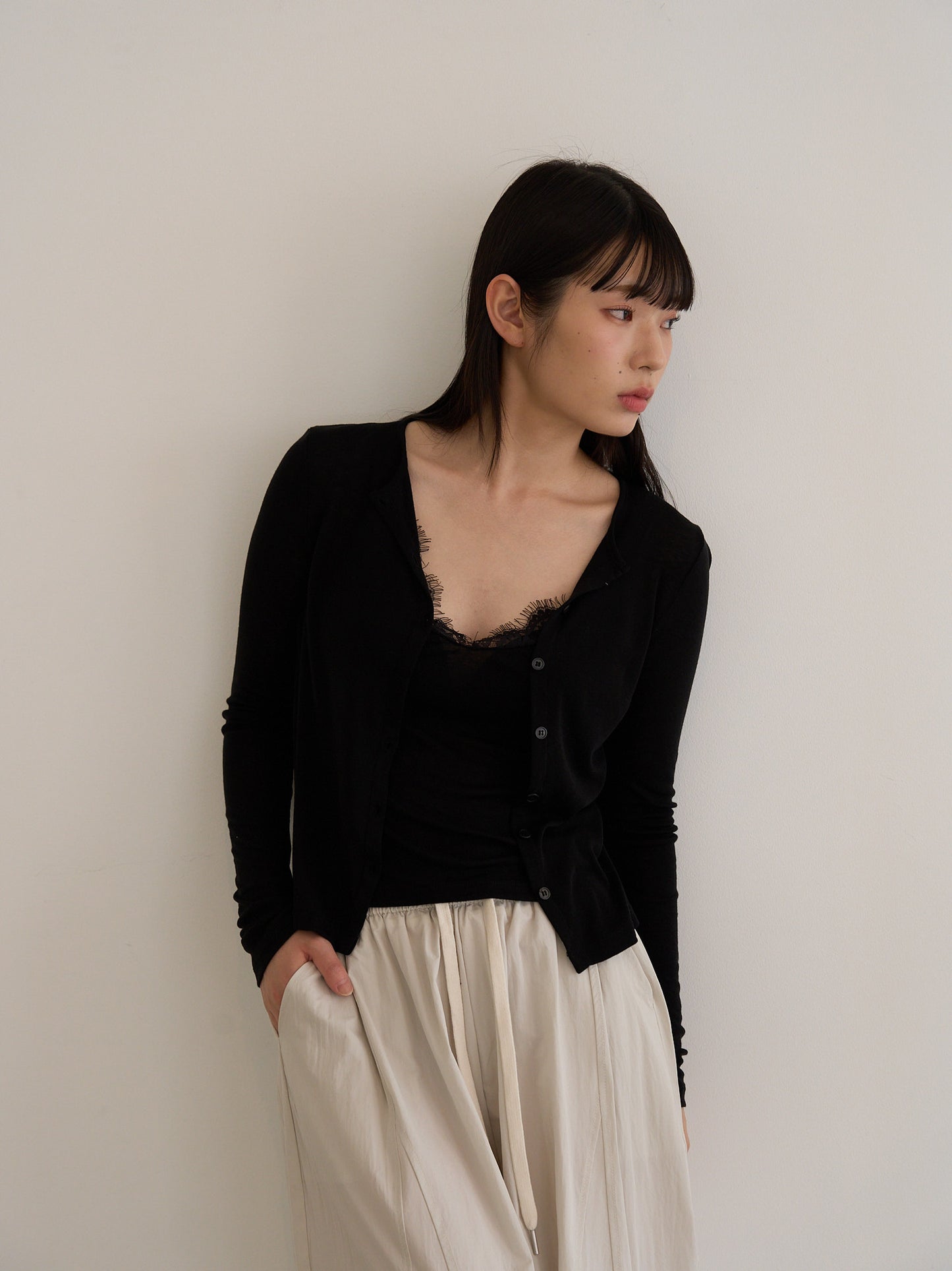 layered cardigan set