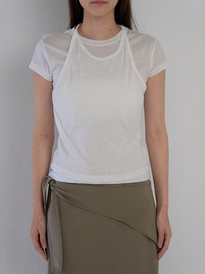 halter layered tops