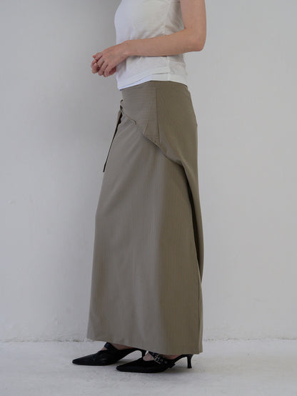 drape wrap skirt