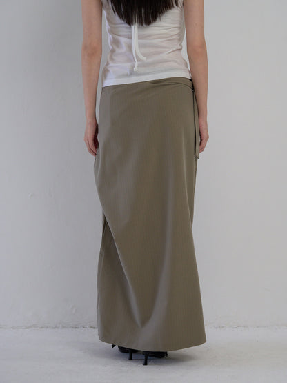 drape wrap skirt