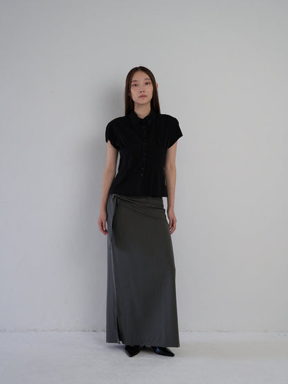 drape wrap skirt