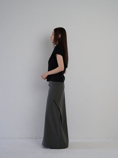 drape wrap skirt