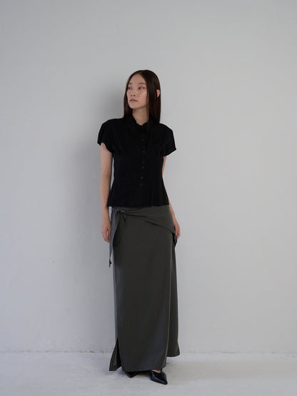 drape wrap skirt