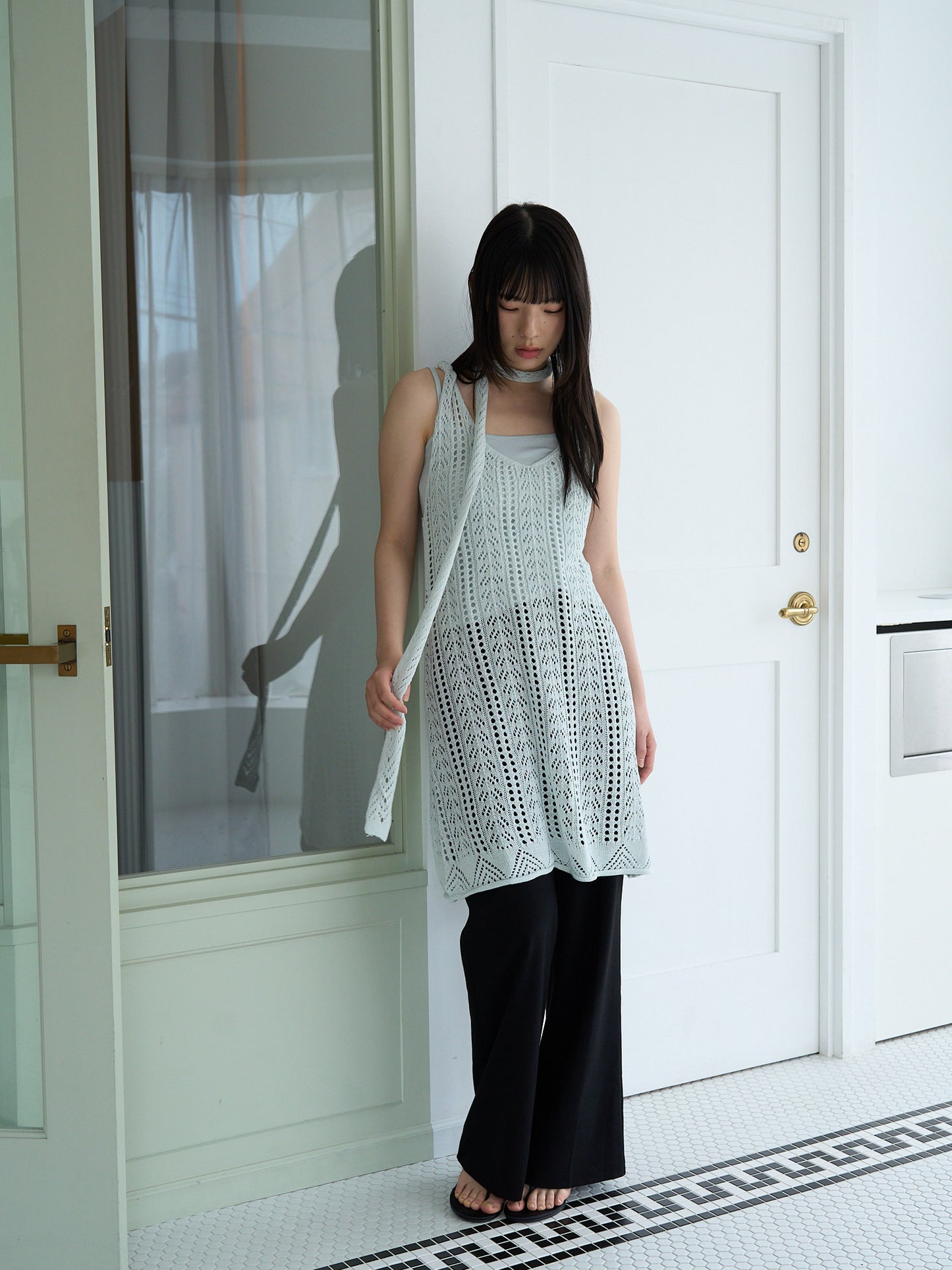 crochet knit one‑piece