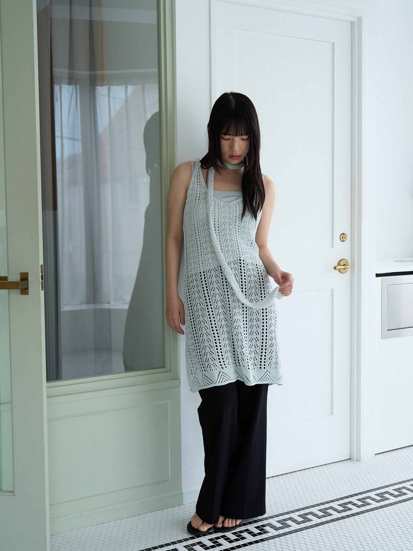 crochet knit one‑piece