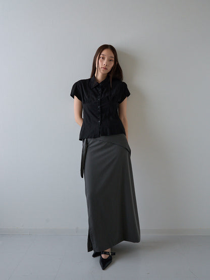 drape wrap skirt