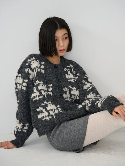 nordic wool cardigan