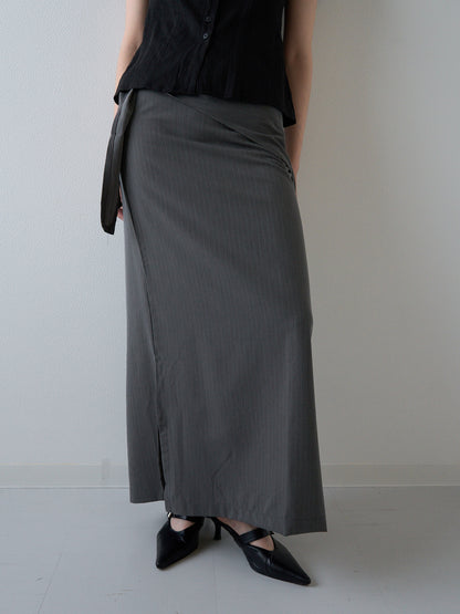 drape wrap skirt