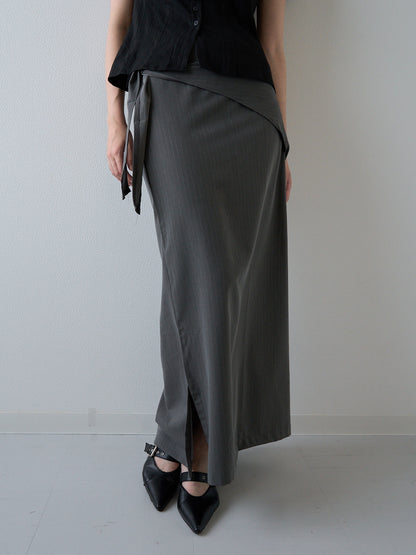 drape wrap skirt