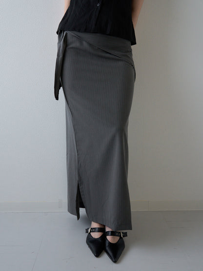 drape wrap skirt