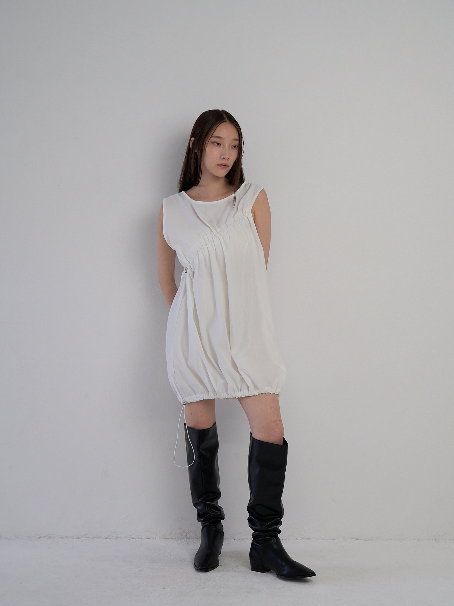 nylon gather one piece