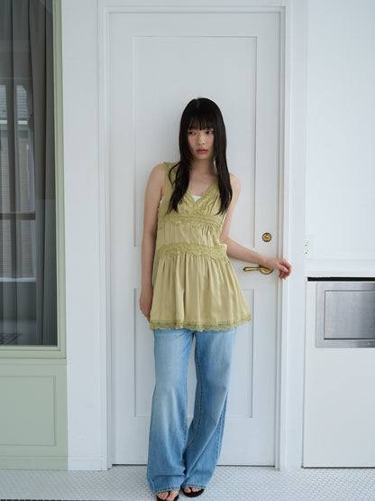 lace sleeveless tunic
