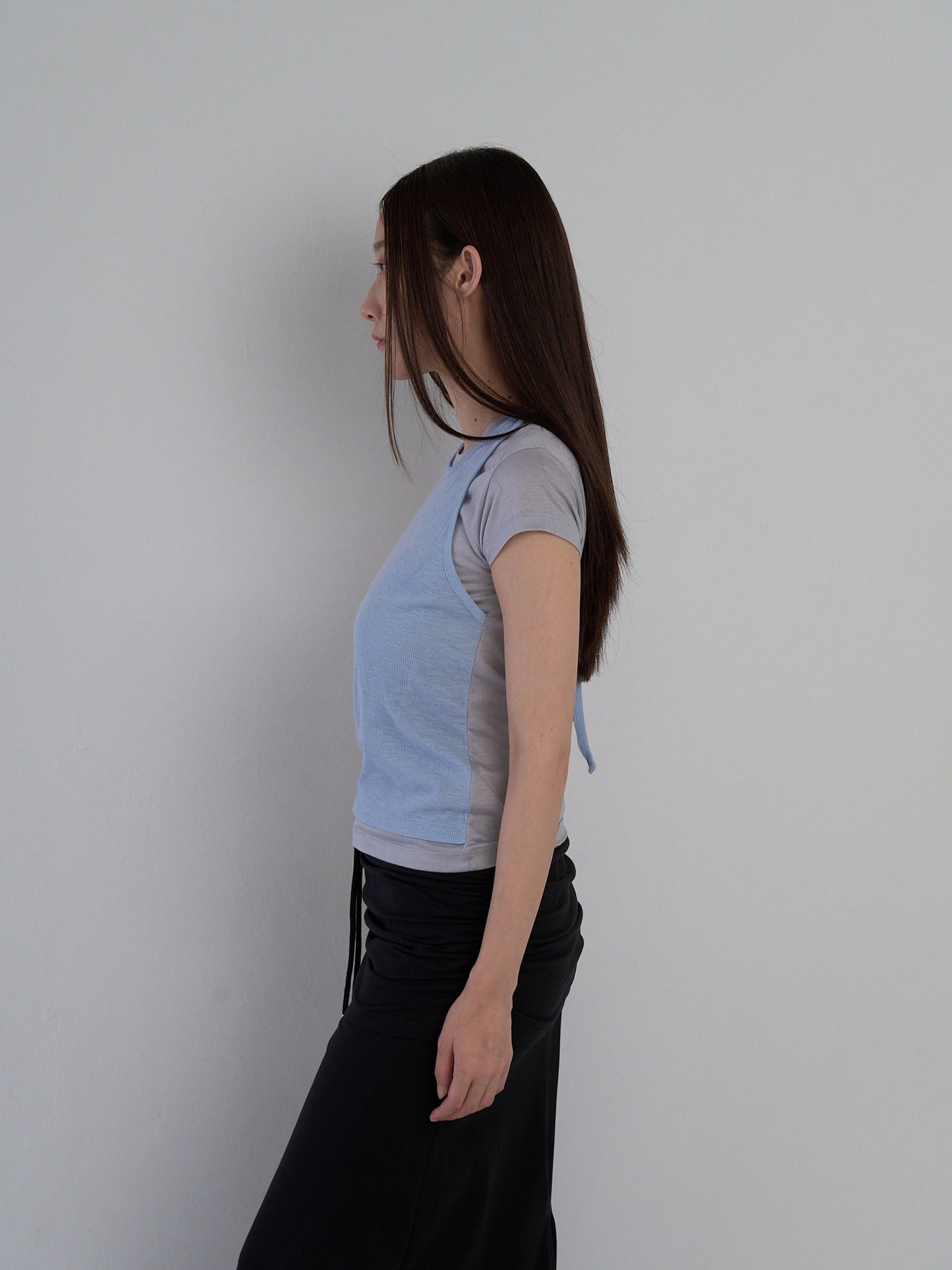halter layered tops
