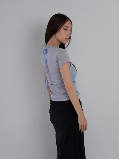 halter layered tops