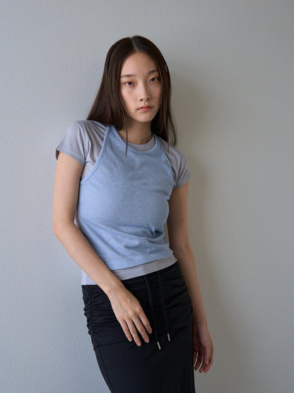 halter layered tops