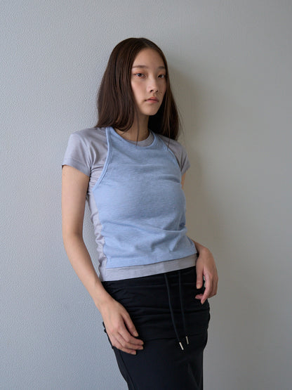 halter layered tops