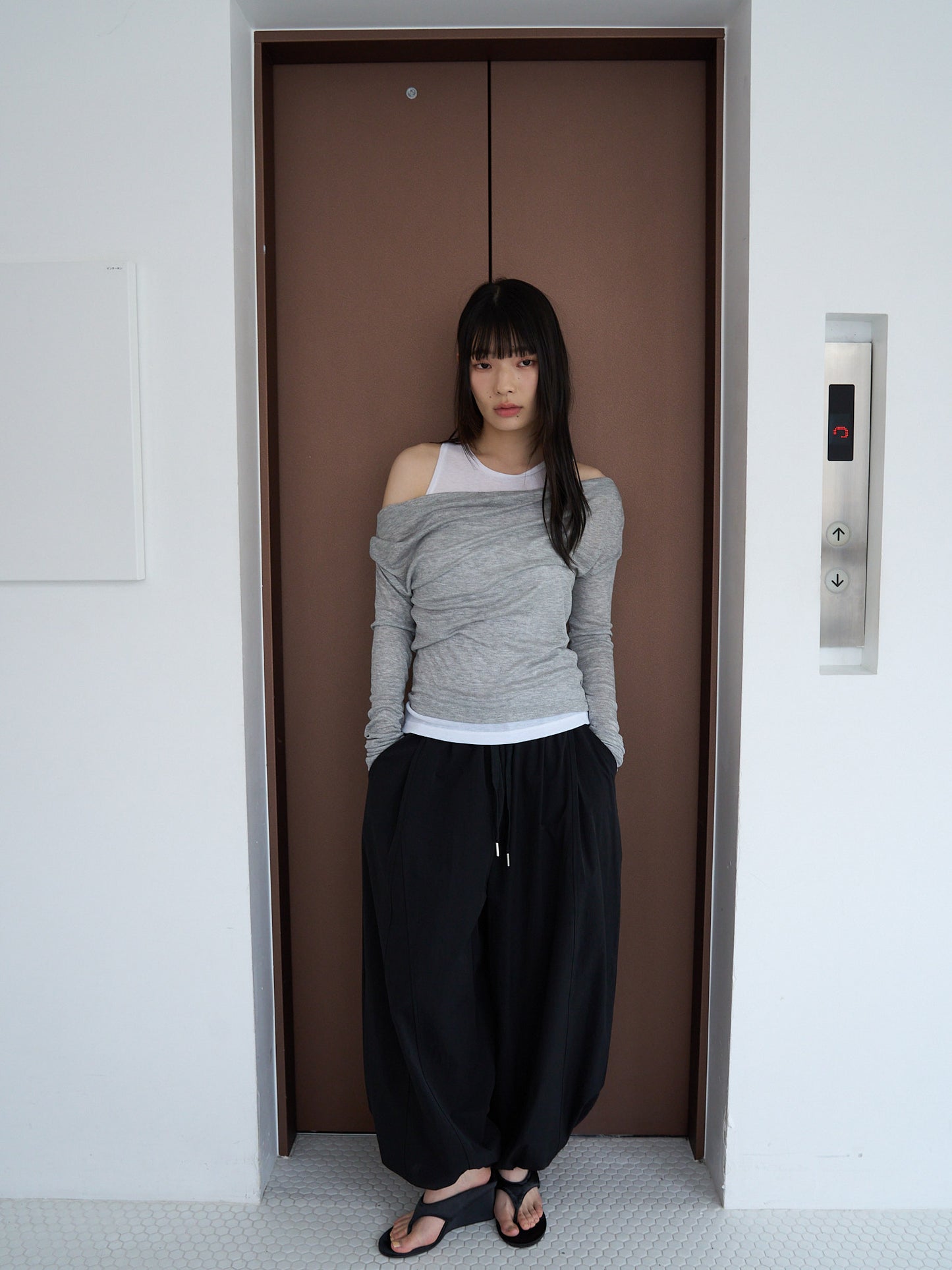string nylon pants