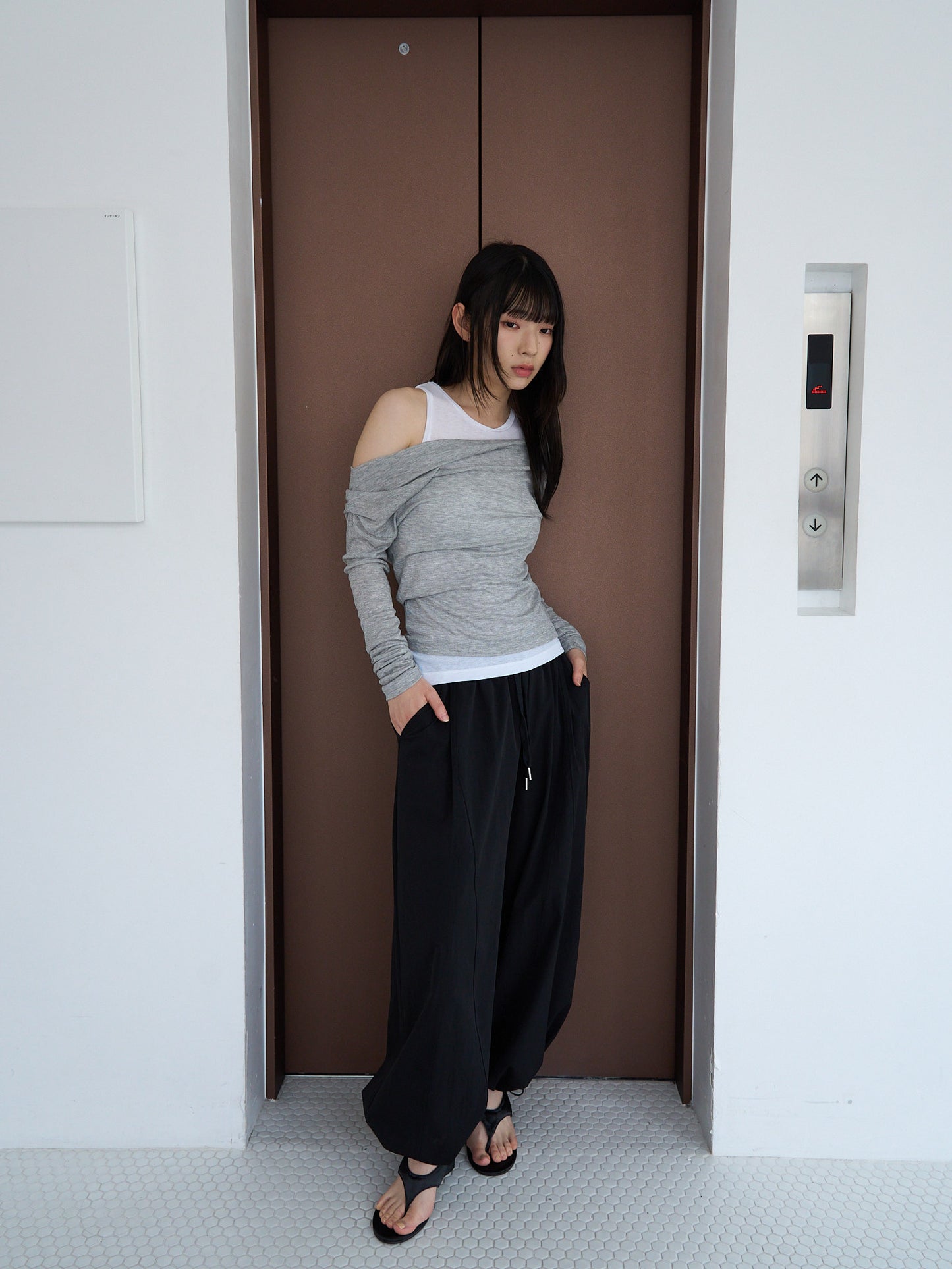 string nylon pants