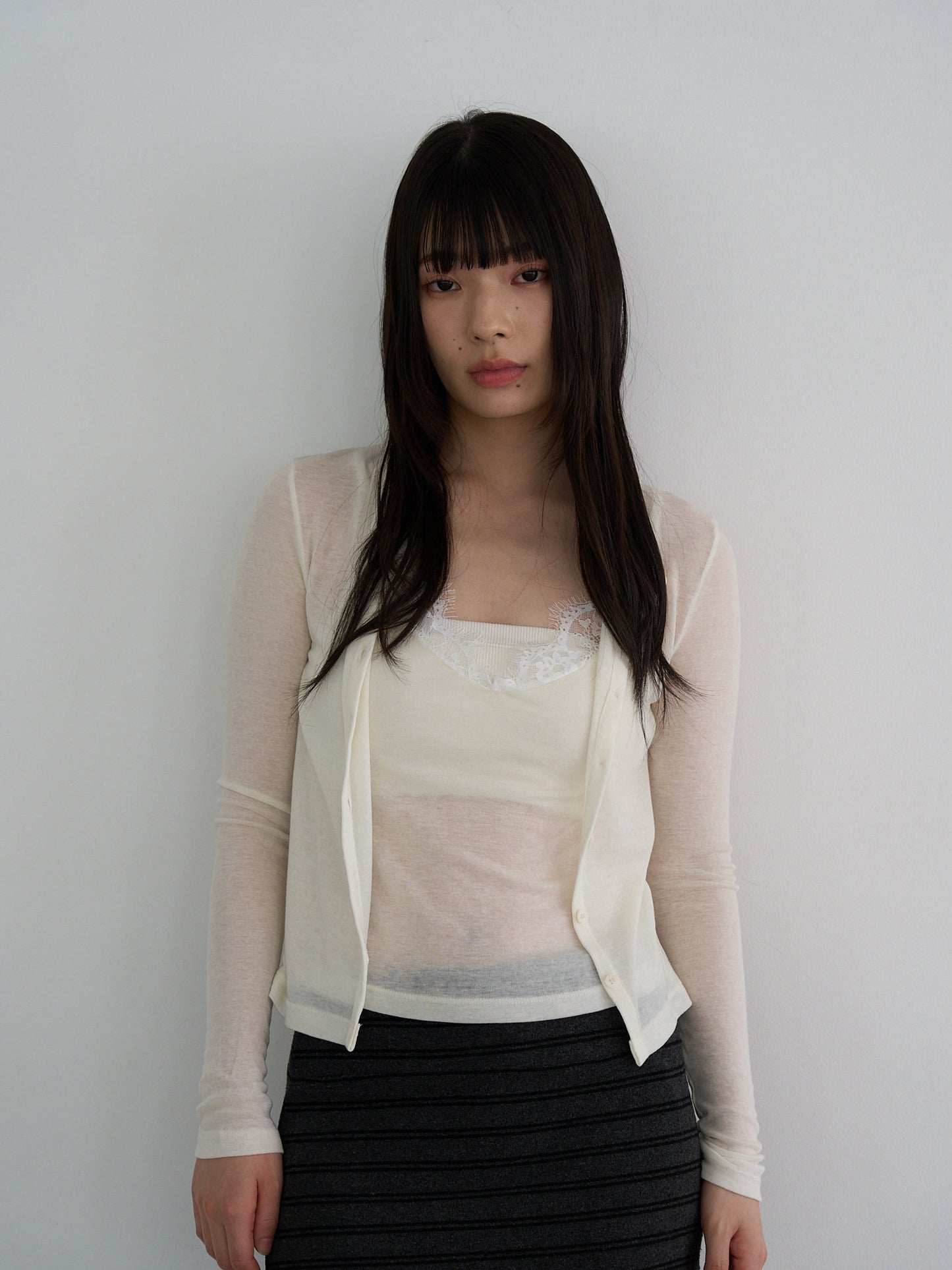 layered cardigan set
