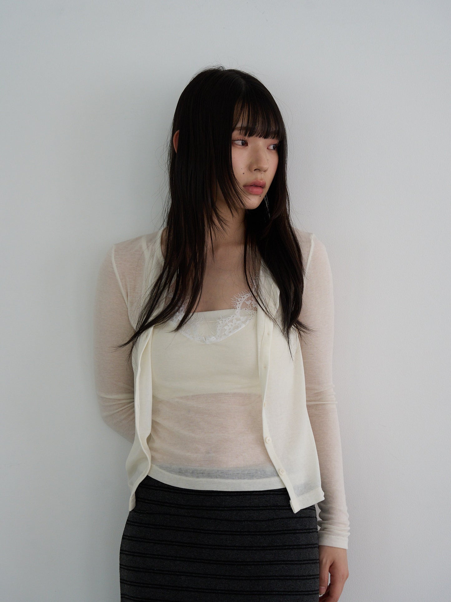 layered cardigan set