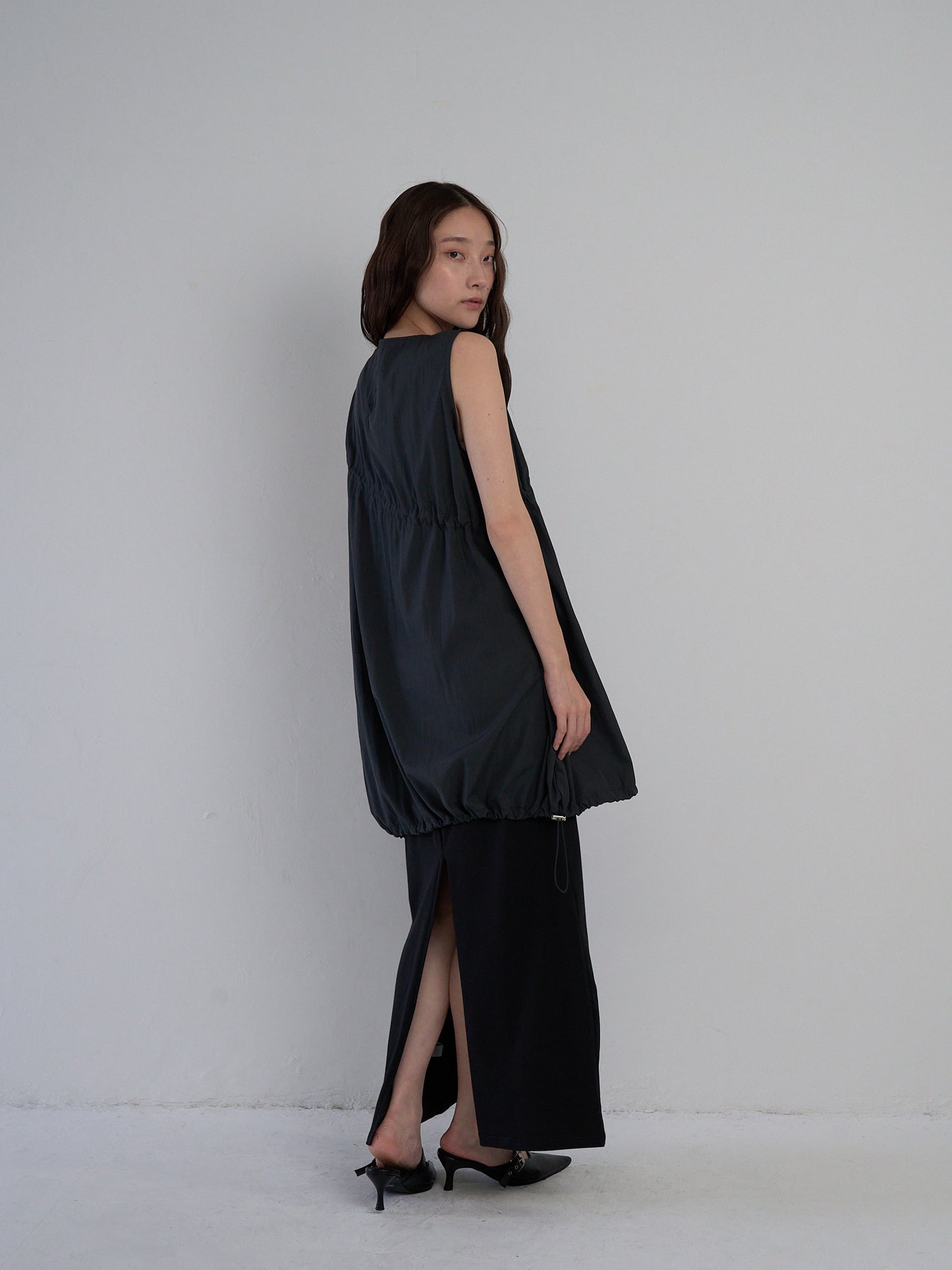 nylon gather one piece