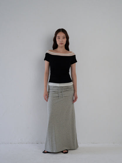 two tone layered T