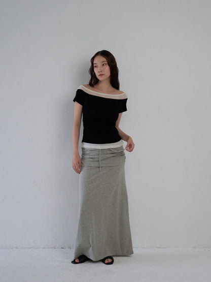two tone layered T