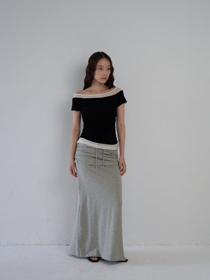two tone layered T
