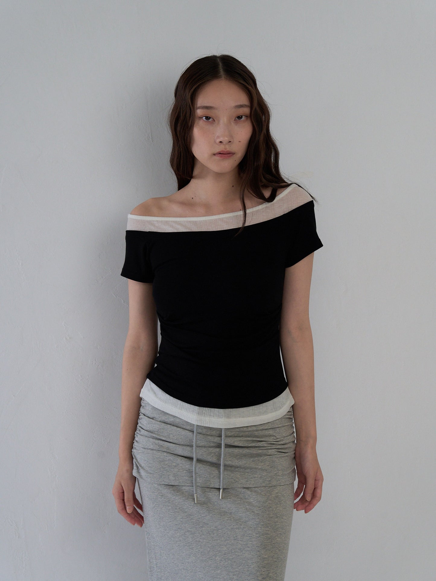 two tone layered T