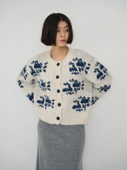 nordic wool cardigan