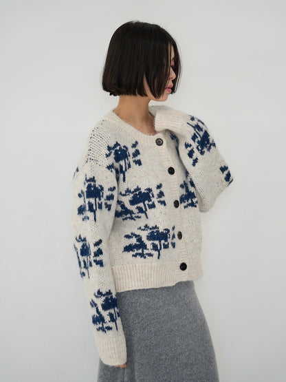 nordic wool cardigan