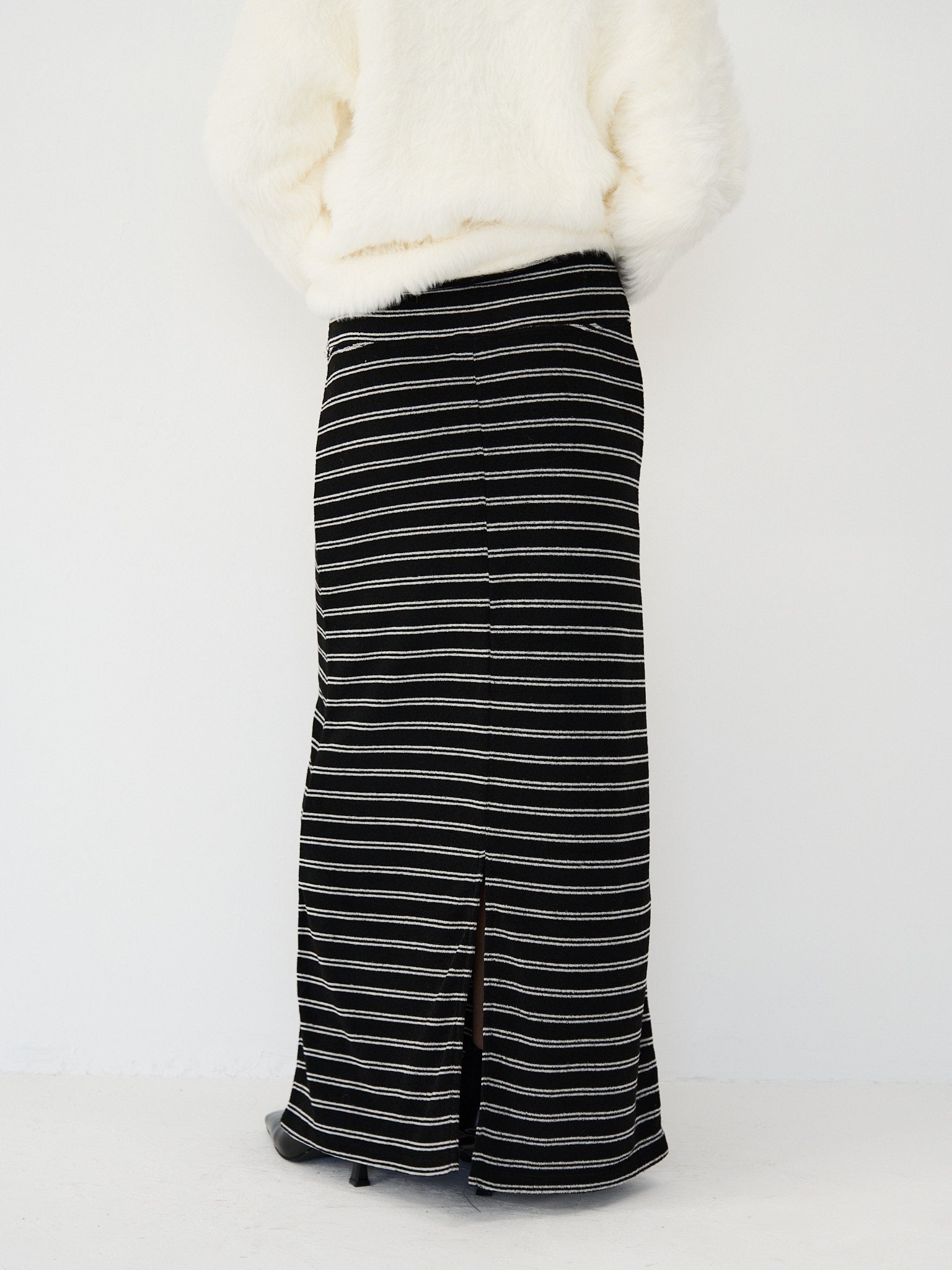 スカート striped knit skirt / geeong striped knit skirt – geeong