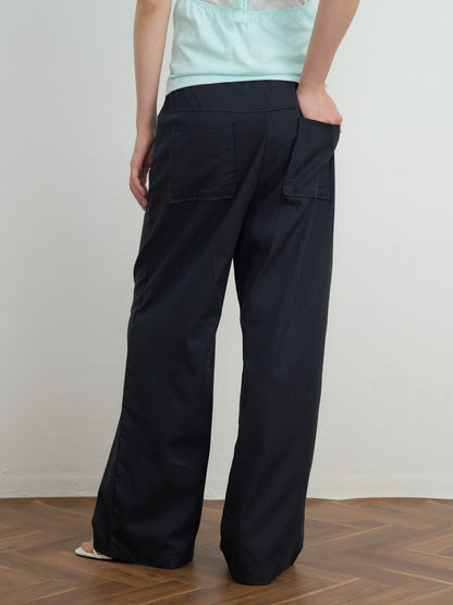 eyelet wide pants