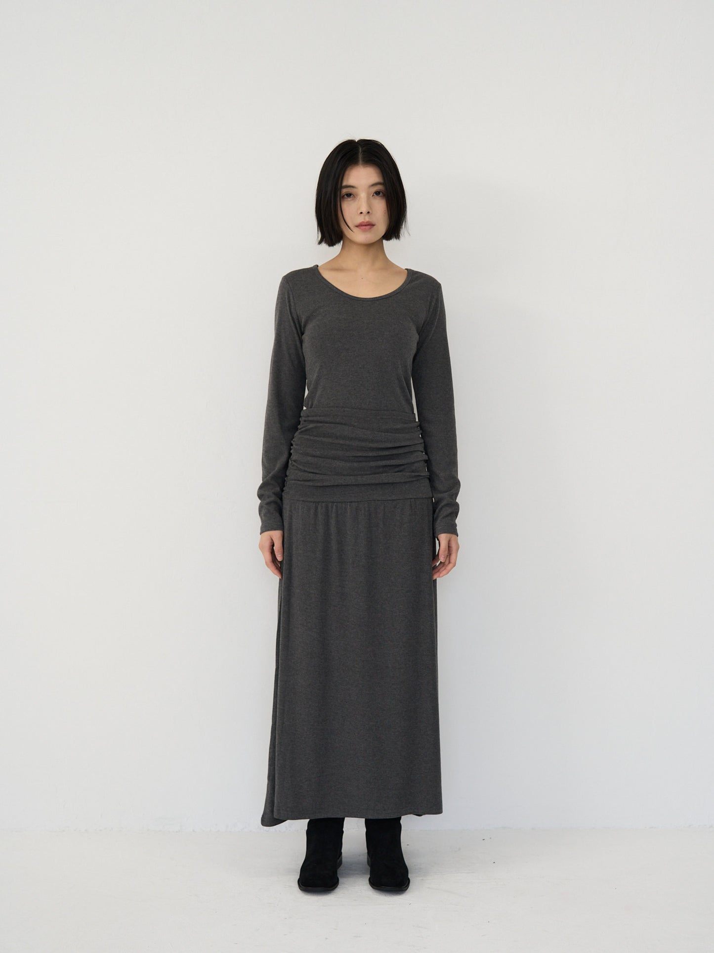 gather long one-piece