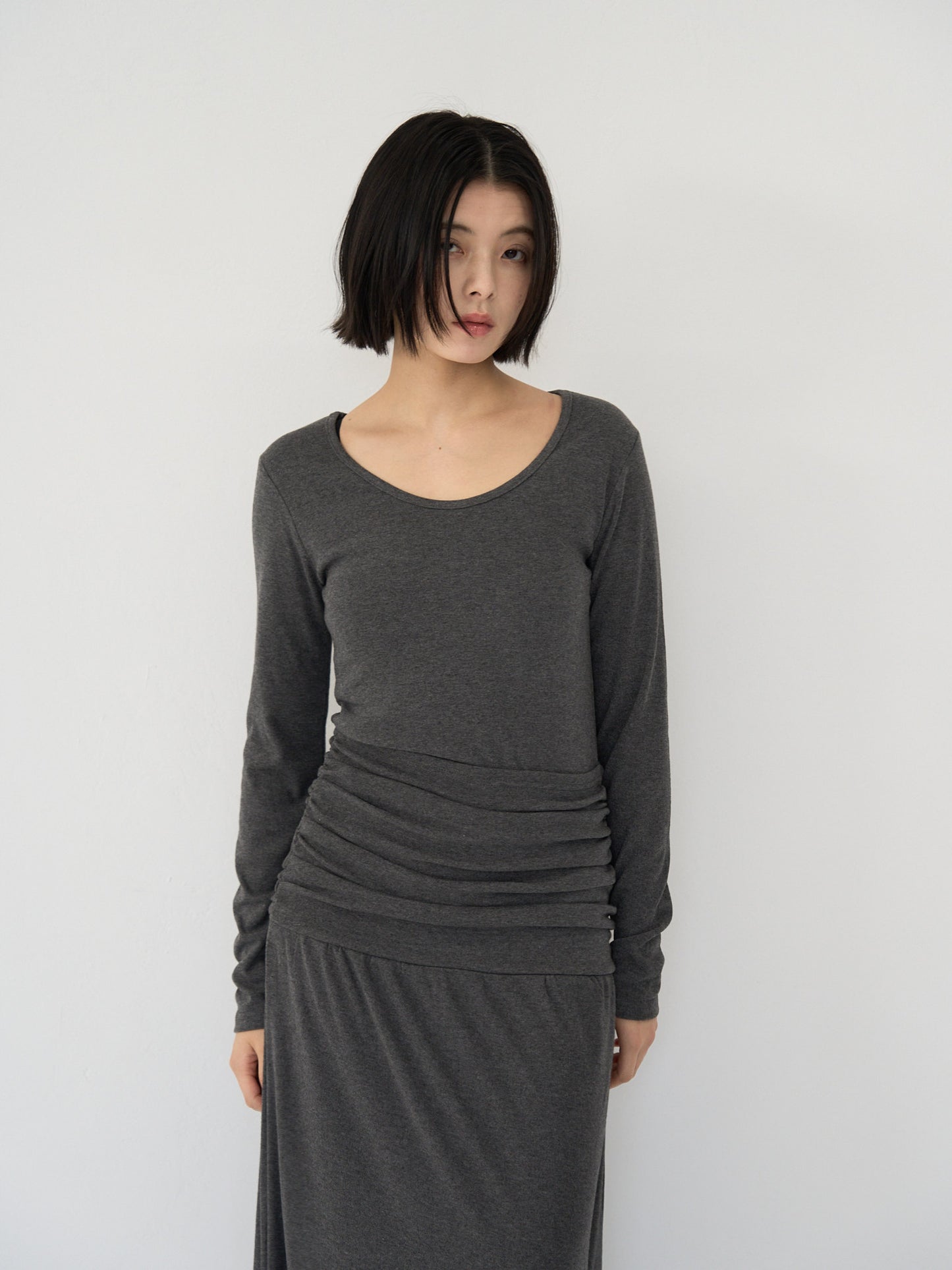 gather long one-piece