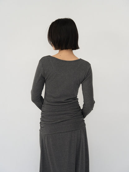 gather long one-piece