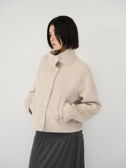 wool short jacket