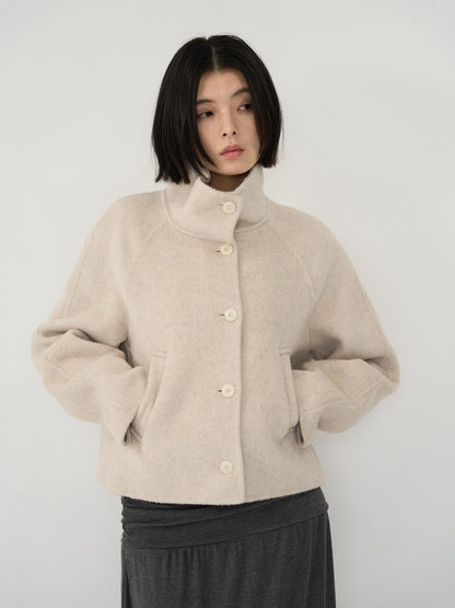 wool short jacket