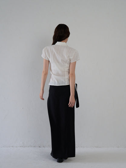drape wrap skirt