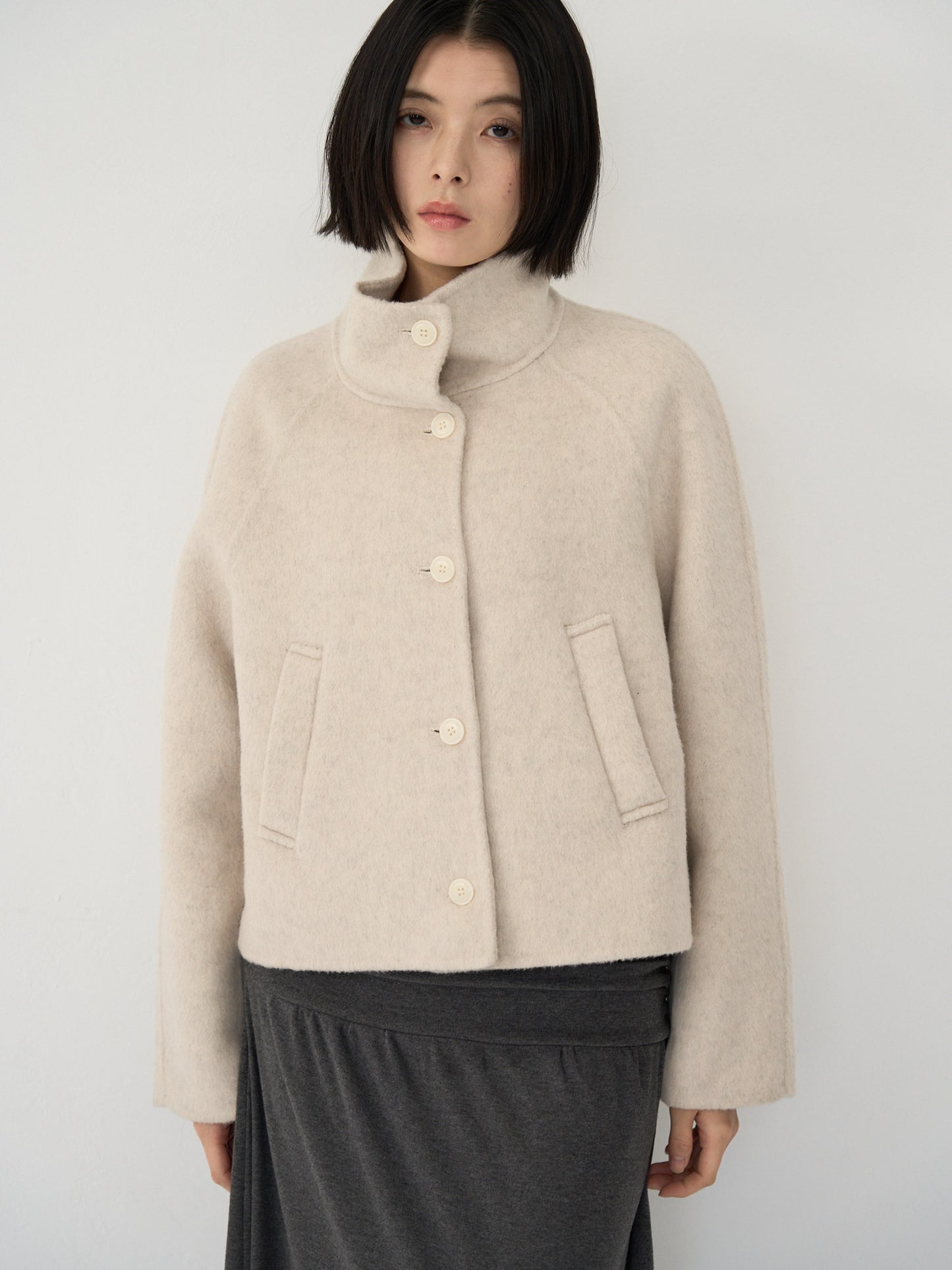 wool short jacket