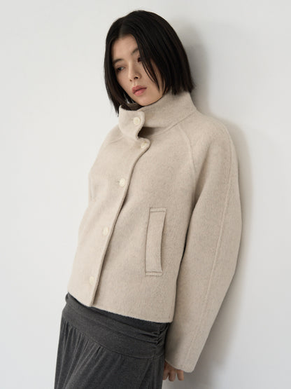 wool short jacket