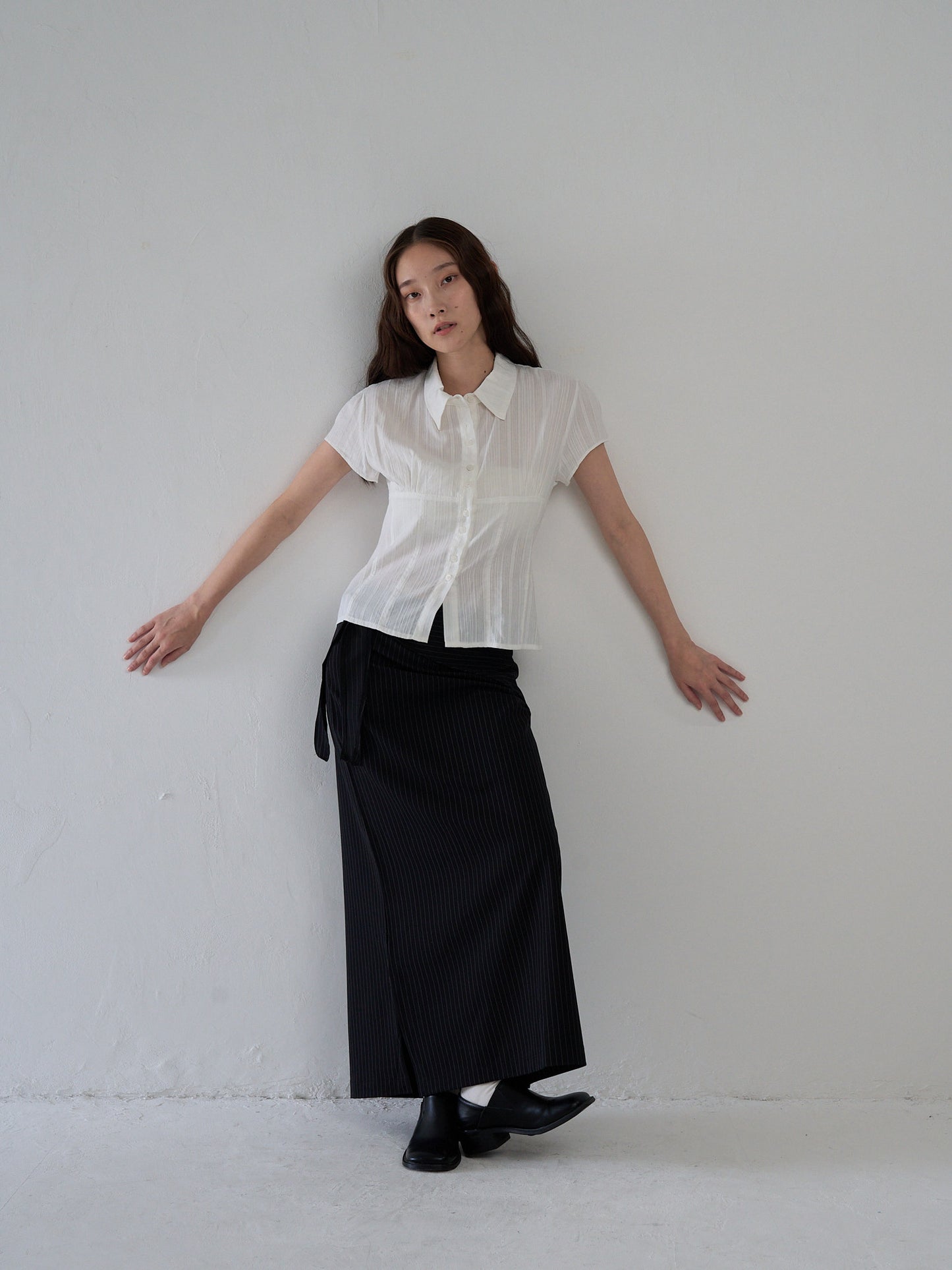 drape wrap skirt