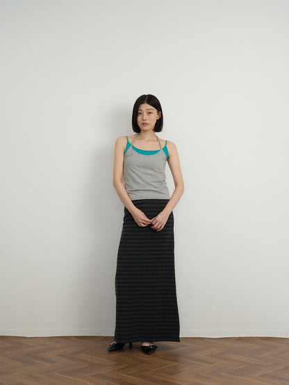 two tone halter cami