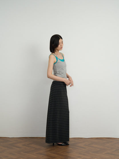 two tone halter cami